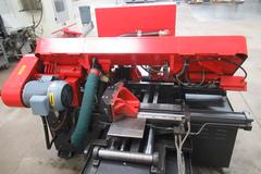 Amada HFA250W Programmable Automatic Horizontal Bandsaw, 10" Round Cap, 1" Blade, Vbl Speed, Chip Auger