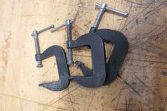 Kant Twist Clamps, (8) 2" Clamps, (4) 1" Clamps with (3) 1" C-Clamps