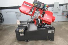 Amada HFA250W Programmable Automatic Horizontal Bandsaw, 10" Round Cap, 1" Blade, Vbl Speed, Chip Auger