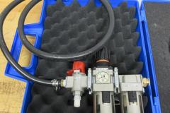 Air Turbine Spindle, CAT40 DT Series High Speed Air Spindle in Protective Case with Tubing and Regulator