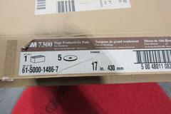 3M 7300 & 5100, (4ea) 17" Stripping and Buffing Pads