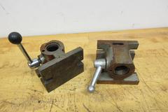 5C Collet Closer Fixtures (2pcs), Vertical or Horizontal Mount, Manual Lever Closing