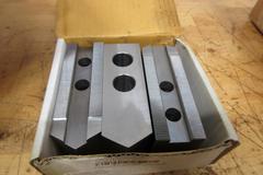 3-Jaw Chuck 1.5mm x 60 Deg Serrated Aluminum Pie Jaws (2 Sets), and Steel Jaws (1) Set