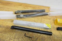 Kennametal/Sandvik 1.25"  x 14" Top Notching Inserted Boring Bars, (3) Kennametal A20-NER3, (1) Sandvik SI-CTLHOR-10143