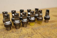 Jewell Tool Group C5 Capto Shank Short Replaceable Inserted Grooving Heads uses 4125 Type Inserts (11pcs)