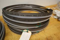 Roentgen Bi-Alfa Cobalt Bandsaw Blades (8pcs) **All New**, (4) 16' x 1.25" x .042" 5/8 TPI, (4) 12'10" x 1" x .035" 6/10 TPI