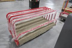 Rolling Panel Cart with Adjustable Dividers