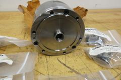 Microcentric 4-120-3, Rotating Air Chucks, 4" 3-Jaw with (6) 12 040 247 Spare Master Jaw Blanks  ***Looks New, Unused***