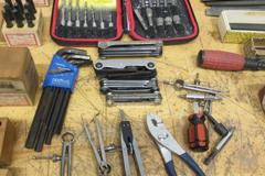 Clamps, Files, Allen Wrenches, Screw Bit Sets, 3/16 & 1/8" Number Stamp Sets