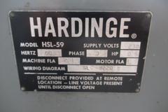 Hardinge HSL-5C Speed Lathe, Production Cross Slide, Lever Collet Closer, Metal Base