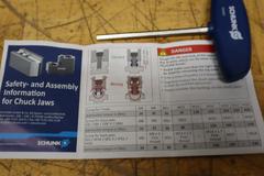 Schunk BWTJ-K305-21 Quick Change 3-Jaw Chuck Base Jaws with (8) Sets of BWW 250 Steel Jaws ***All New, Unused***