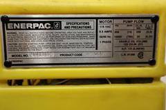 Enerpac PUD1300B, Two Speed, Economy Electric Hydraulic Pump, 3/2 Solenoid Valve, 115V, For use with Single-Acting Cylinders