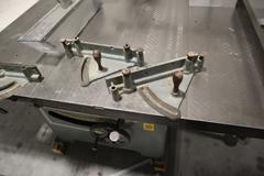 Tannewitz XJS Sliding Table Saw with 0-45 Degree Blade Tilt, 16" Blade and Accessories