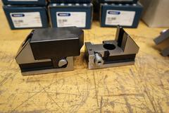 Schunk BWTJ-K210-14 Serrated Cam Lock Hard Jaws for 3-Jaw Chucks (3) Sets with Multilple Sets of Replaceable Steel Jaws Short and Tall
