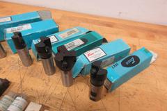 Enco Indexable Milling Tool Holders Assorted with Everede Tools and Bits, Dimond Nib Holder with Nibs
