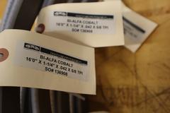 Roentgen Bi-Alfa Cobalt Bandsaw Blades (8pcs) **All New**, (4) 16' x 1.25" x .042" 5/8 TPI, (4) 12'10" x 1" x .035" 6/10 TPI