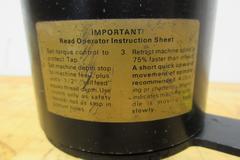 TapMatic 90X Reversible Tapping  Attachment, 1/2" - 1-1/8" Capacity, 600 rpm Max, #3 Morse Taper Shank