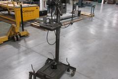 Atlas Model 1060 15" Drill Press On Shop Made Portable Stand with Screw Down Leveling Feet, 115/230 V Single Phase