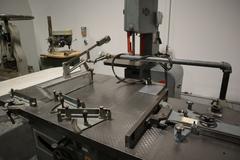 Tannewitz XJS Sliding Table Saw with 0-45 Degree Blade Tilt, 16" Blade and Accessories