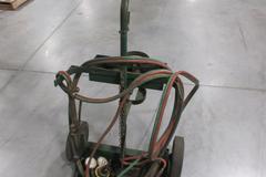 Oxy Acetylene Torch Cart with Torch, Tubing Regulators and Assorted Accessories