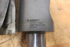 Komet Inserted Drill Bodies with ABS63 Quick Mount Shanks, (8pcs) Assorted Sizes 1.24" - 2.536"