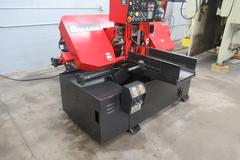 Amada HFA250W Programmable Automatic Horizontal Bandsaw, 10" Round Cap, 1" Blade, Vbl Speed, Chip Auger