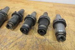 CAT40 & BT40 Tool Holders, (2) CAT40 Tap Collet Holders, (4) BT40 Tap Collet Holders, (2) BT40 Thread On Shell Mill Holders