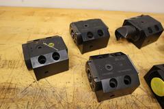 Kennametal KM-LOC Mori 35mm x 76mm Bolt On Tool Block, (7 Holders) Uses KM40 Quick Change Tool Heads