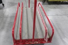 Rolling Panel Cart with Adjustable Dividers