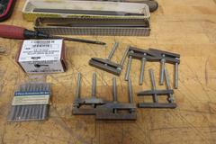 Clamps, Files, Allen Wrenches, Screw Bit Sets, 3/16 & 1/8" Number Stamp Sets