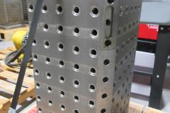 Tombstone City 500mm Square Tombstone with Hole Grid (2pcs), 11.81" Width Column 29.62" Height