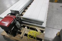 Liftmaster My-Q Logic 5.0, 1/2 hp Garage Door Opener, with 98"W x 96"H Garage Plain Steel Garage Door and Accessories