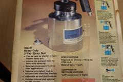 W.R. Brown Inc. SG331 Speedy Pneumatic Heavy Duty 3 Way Spray Gun, ***NEW IN BOX***