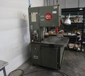 Grob 4V-18 Vertical Band Saw, 18" Throat, Blade Welder | Grinder, Variable Band Speed, Tilting Work Table w Pneumatic Feed