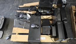 Pallet of Dell Computer Towers, Keyboards, Mice and More