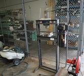 Dura-Press Force 10 H-Fram Shop Press, Electric, 10 Ton, 20" BH, Adjustable Bed, Single Phase