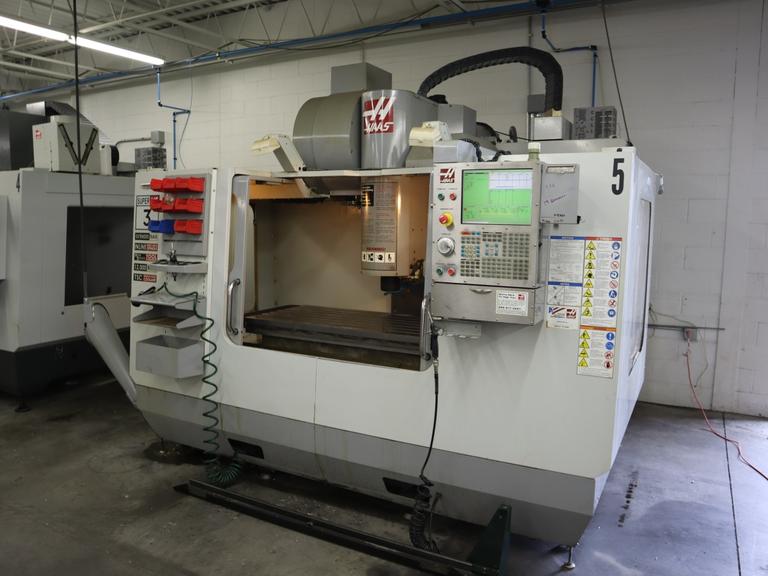 Haas VF-3SSYT CNC Vertical Machining Center, 40"x26"X25", 24 ATC, 12K RPM, Thru Spindle Coolant, Probing, 4th Axis Drive