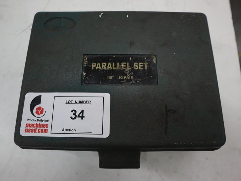 HANGDA Vise Parallel Set, 1/8"x6" (10) Pair-1/2" - 1-5/8"