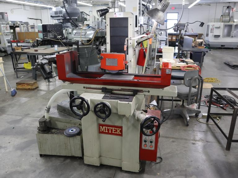 Mitek MT-616B Surface Grinder, 6"x12" Chuck, Hand Feeds, Coolant System
