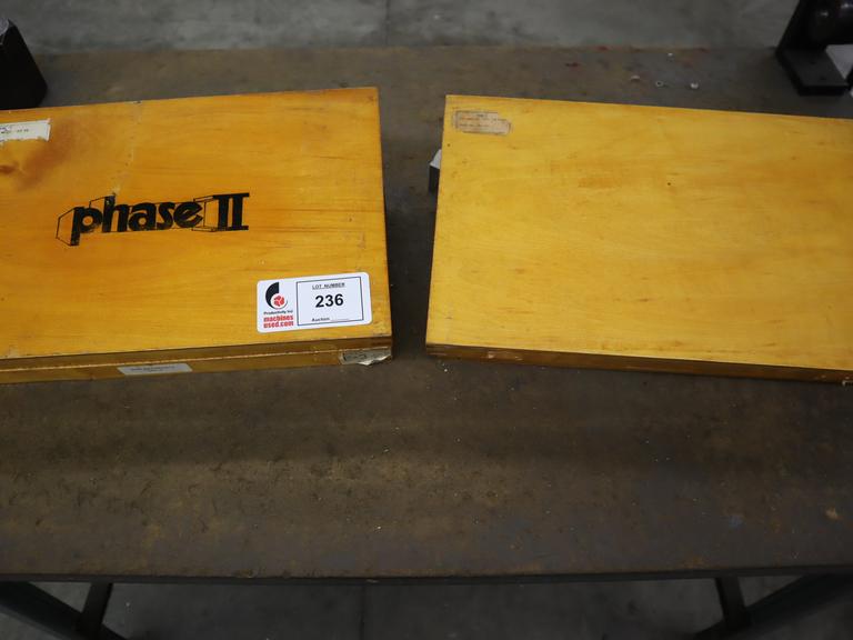Phase II Pin Gage Sets .501" - .625"+, .626"  - .750"+, ***Sets Not Complete**