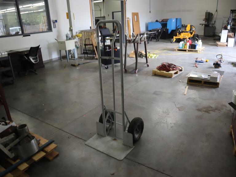 StrongWay Steel Hand Truck, 2 Wheel Dolley 1,000 Lb Cap, Air Tires
