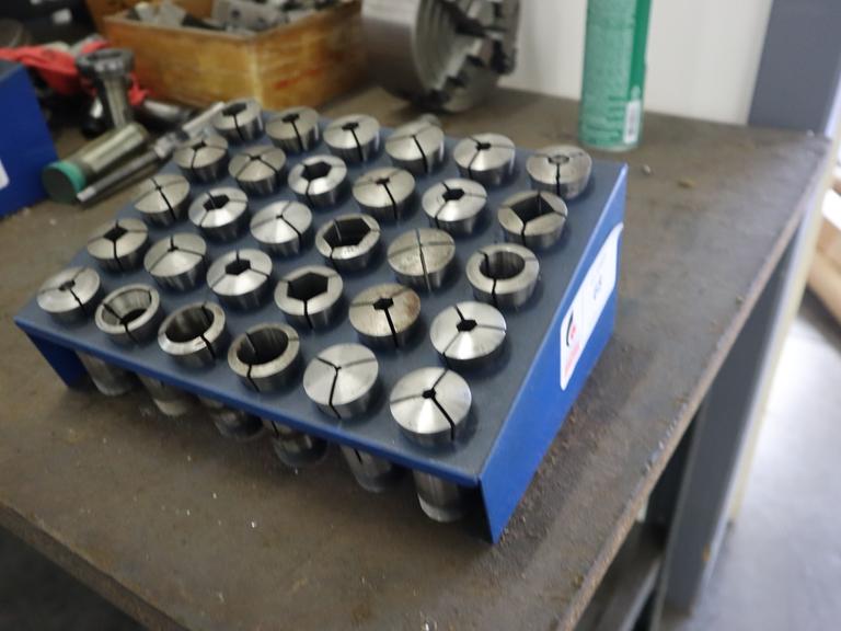 5C Collets with Metal Divider Rack
