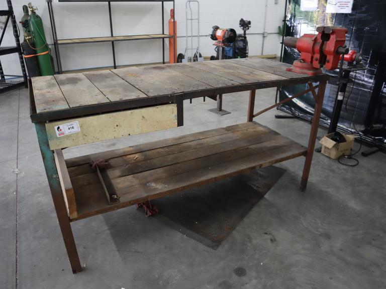 Heavy Duty Work Bench with 6" Bench Vise