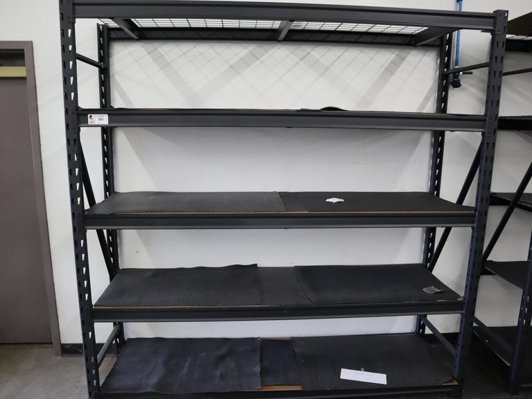 Notch Style Racking with 5 Adjustable Shelves