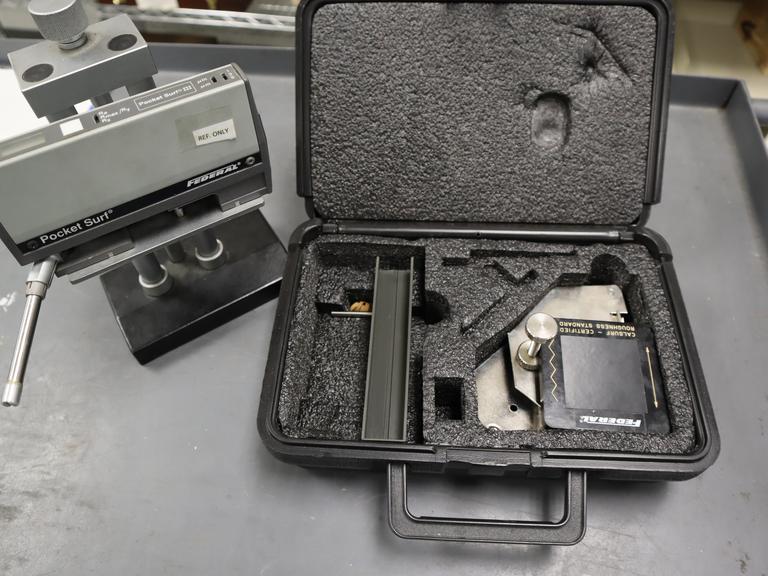 Federal Digital Pocket Surf Roughness Tester with Height Stand and Accessories