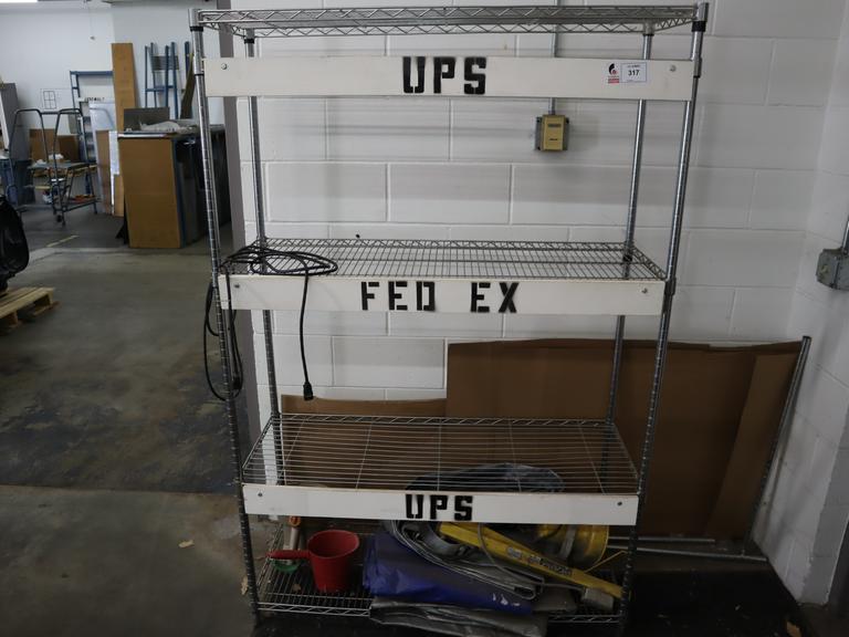 Wire Rack with 5 Adjustable Shelves 