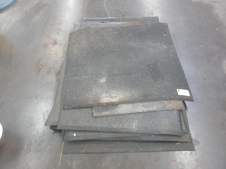 Rubber Anti-Fatigue Mats, Approx (11 pcs), Assorted Sizes