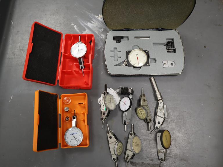 Dial Indicators, Various Brands and Types, Interapid, SPI, Starrett, Pro Check and More