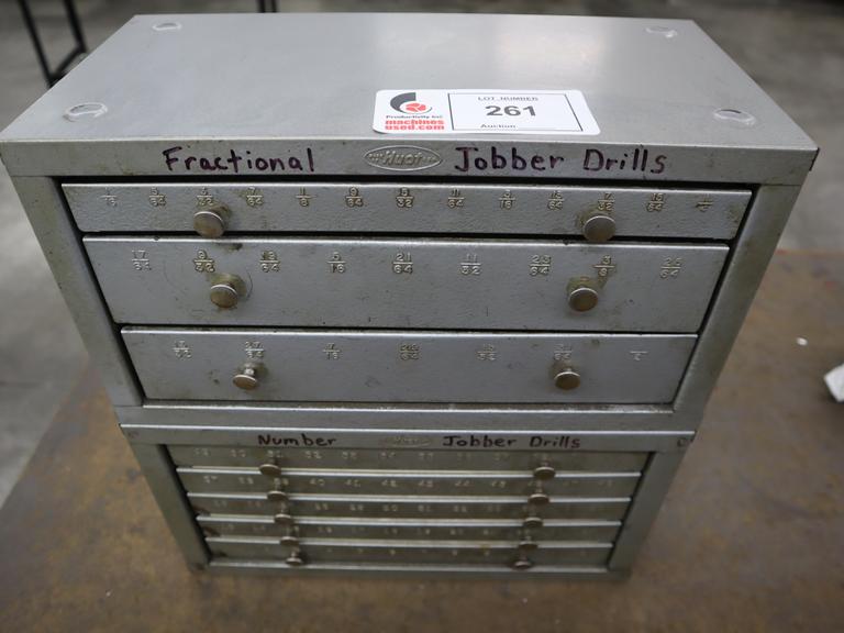 Huot Jobber Drill Indexes (2pcs), Fractional and Numbered with Contents of Drills