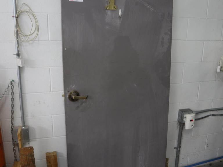 Metal Door, 36" x 83.25"H